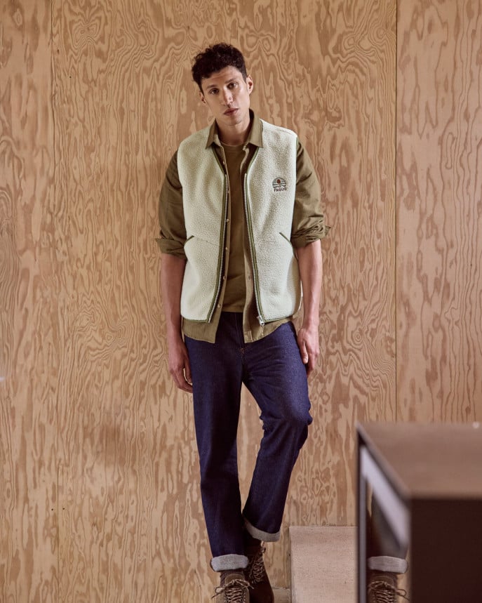 Veste sans manches sherpa Faguo [TEILLAY]