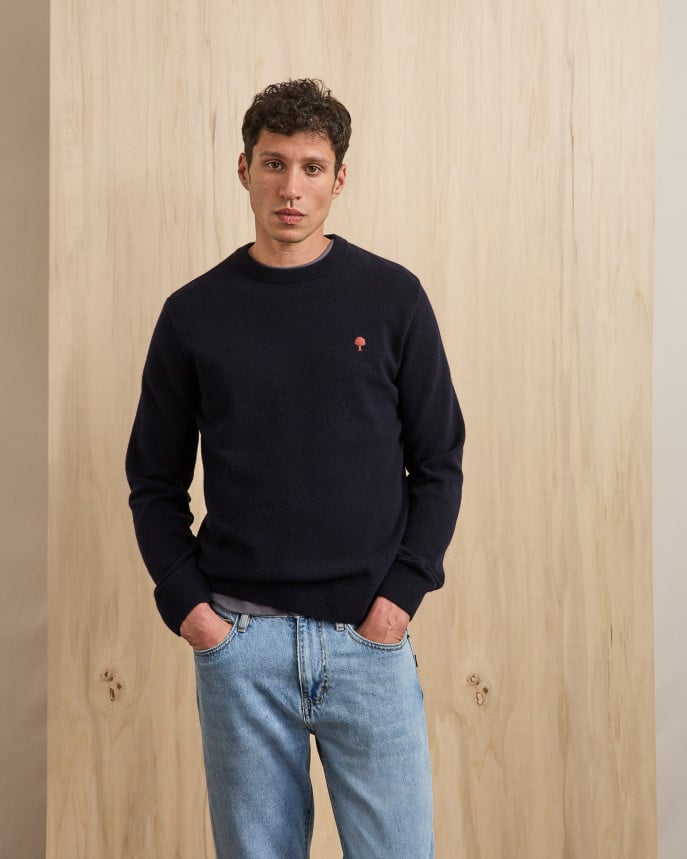 Pull col rond en coton Homme - Faguo [Marly]