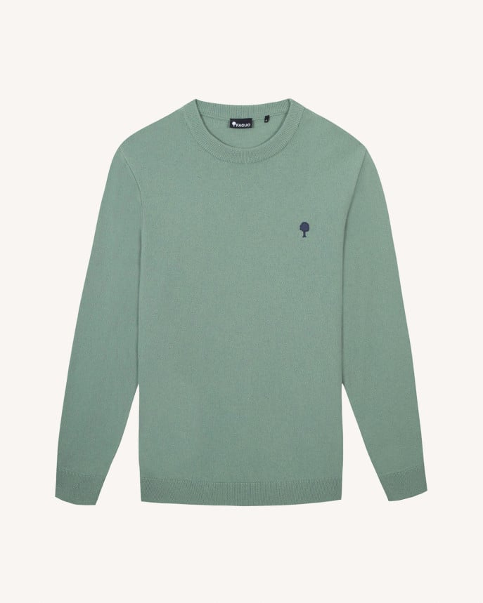 Pull col rond en coton Homme - Faguo [Marly]