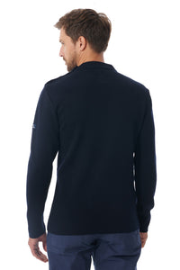 Pull marin rayures Mousqueton tricot 50% laine, 50% acrylique H/F [TIM]