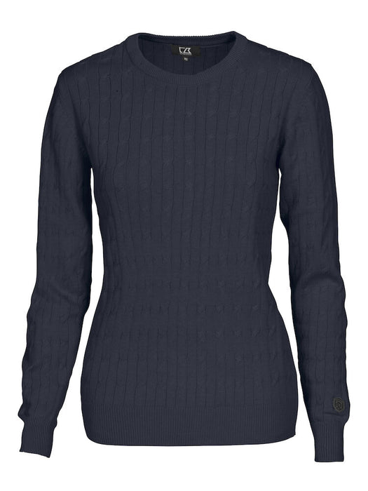 Pull col rond à maille Femme [355403]