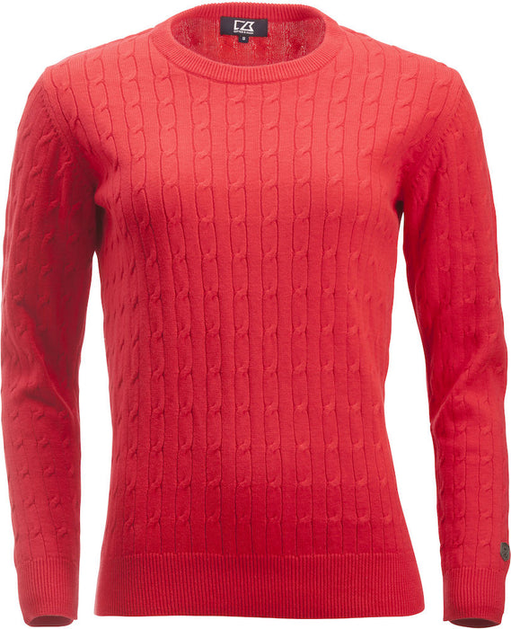 Pull col rond à maille Femme [355403]