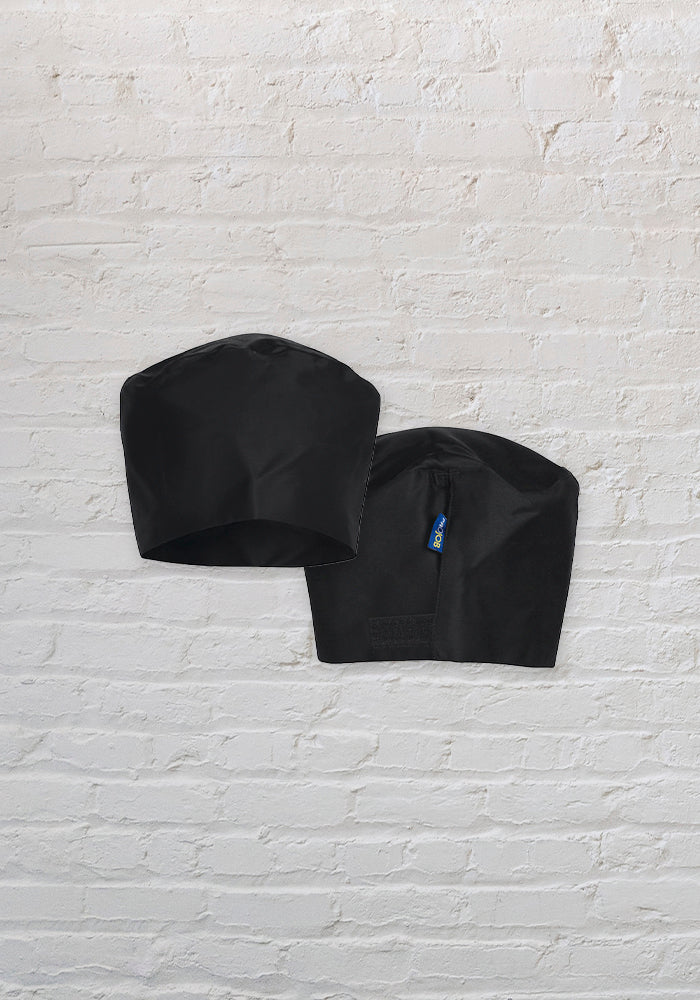 Calot de cuisine noir