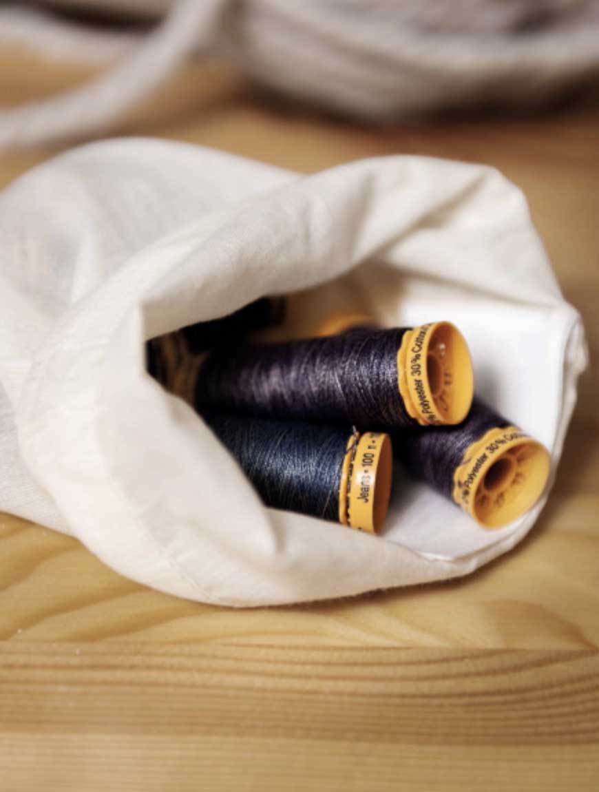 Sac à cordon coulissant en coton biologique [KI0729]