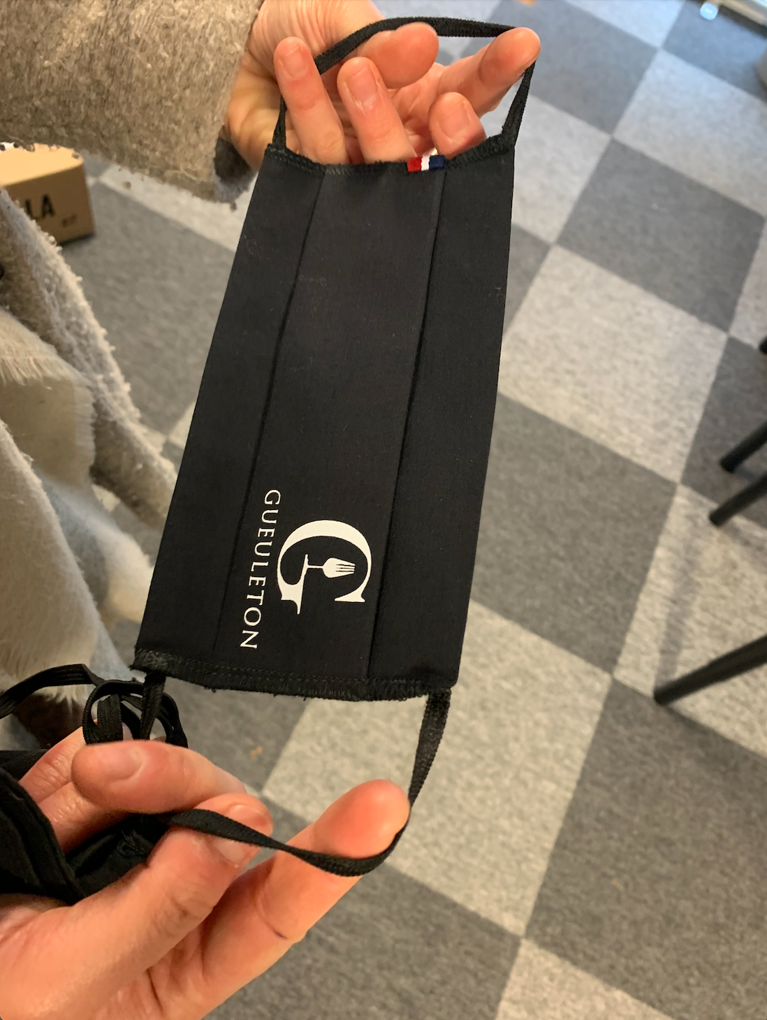 Masque barrière tissé, fabriqué en France UNS 1