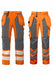 pantalon haute visibilité en ISO orange et gris 
