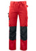 pantalon de travail rouge, en polycoton Projob