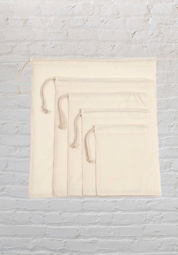 Sac à cordon coulissant en coton biologique [KI0729]