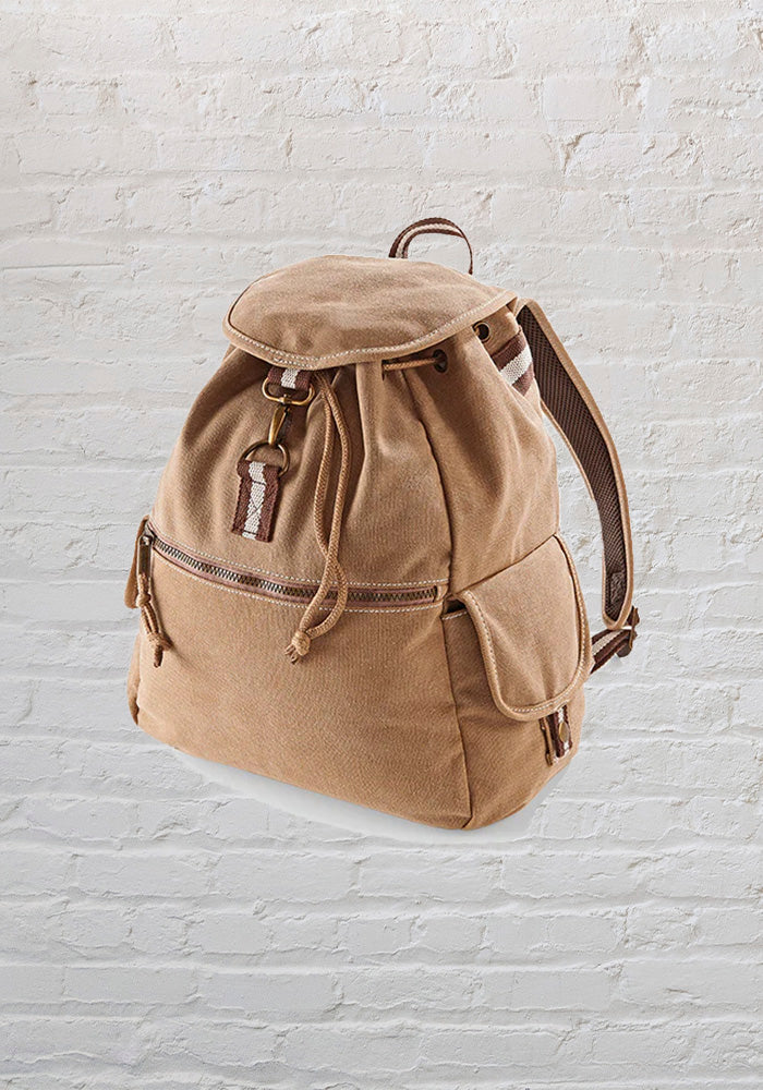 Sac à dos vintage en toile [QD612]