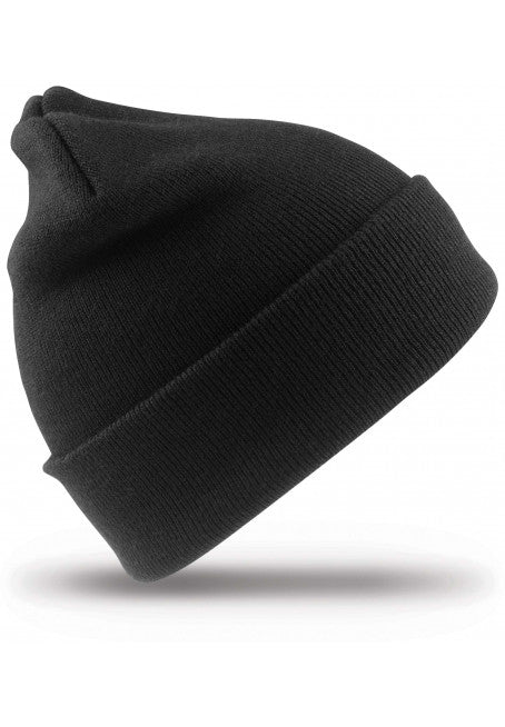 bonnet noir double épaisseur