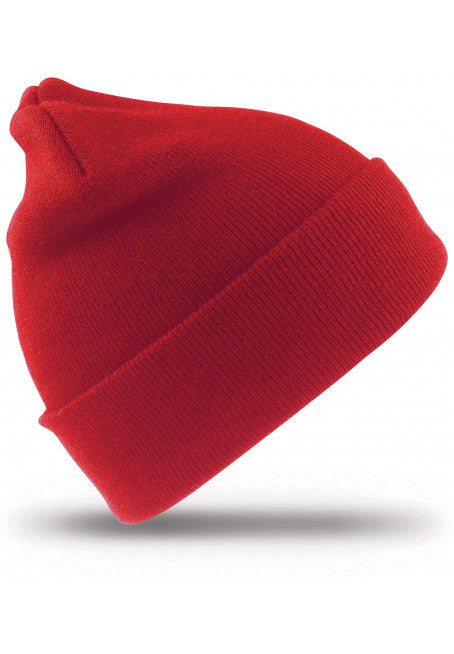 bonnet rouge double épaisseur